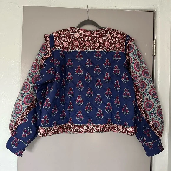 Anthropologie Multicolor Bomber Jacket - Picture 2 of 4